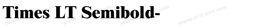 Times LT Semibold字体转换